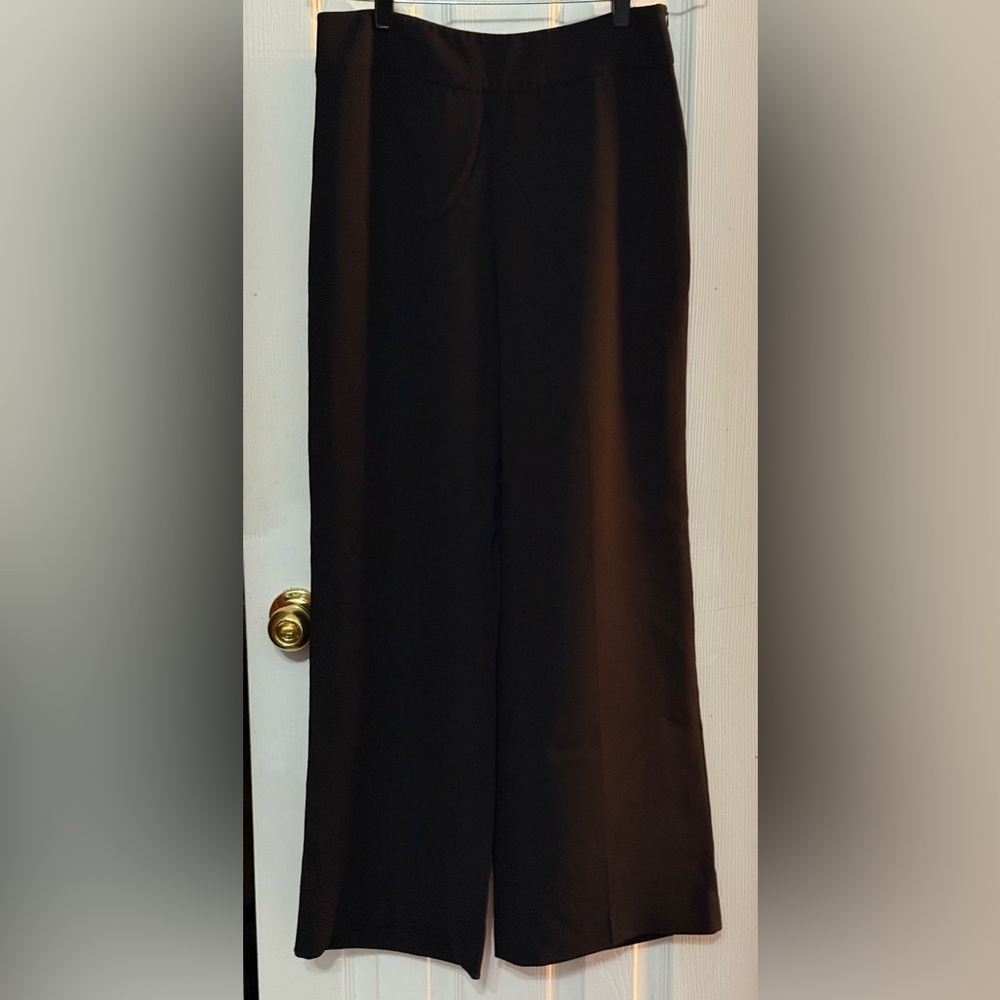 Banana Republic Camden flat waist Black Trousers Sz 10 NWOT